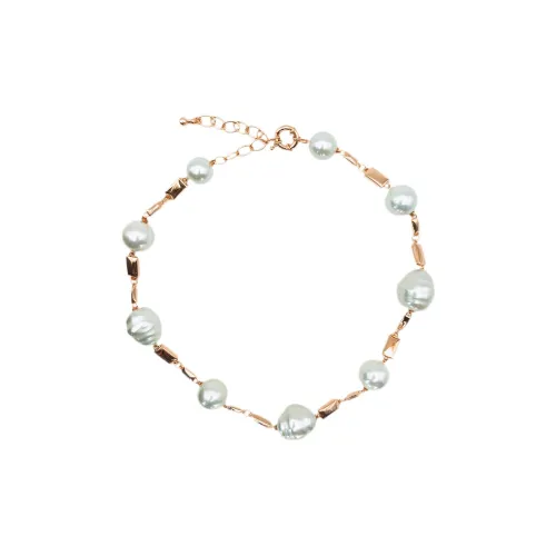 Sanpowa Медный Искусственный жемчуг Ожерелье Женское