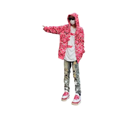 UOOHE Синие Унисекс Джинсы