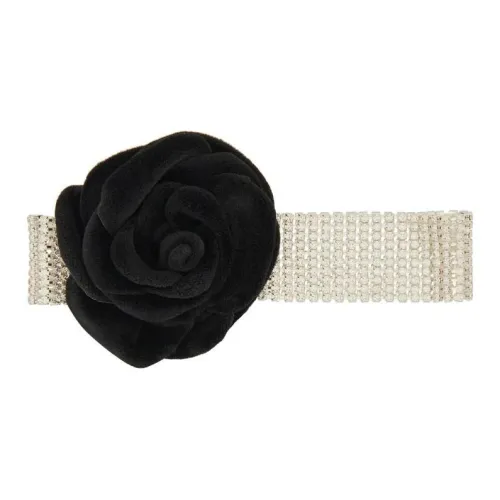 MAGDA BUTRYM Кристальный Латунь Бархат Ожерелья Женские Белые