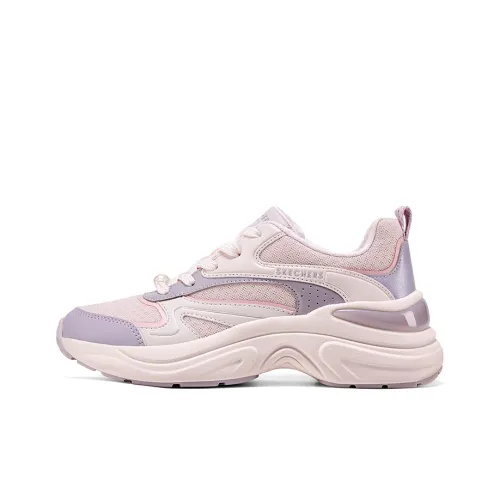 Skechers Низкий топ массивные кроссовки женские розовые фиолетовые