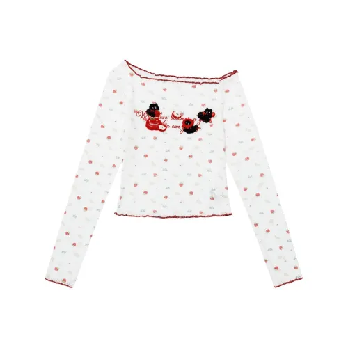 CUWU Длинный рукав Т-рубашка Женская