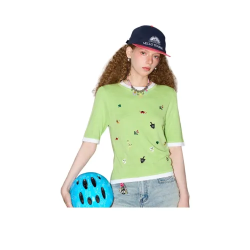 Coolhut Зеленый Женские Трикотаж