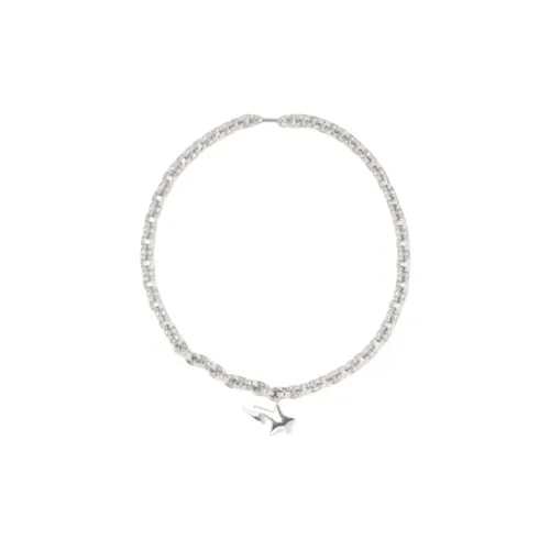 A BATHING APE Серебряные ожерелья унисекс серебряного цвета