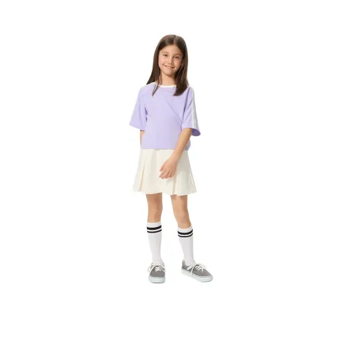 UNIQLO Светло-синий Фиолетовый Женские Футболки