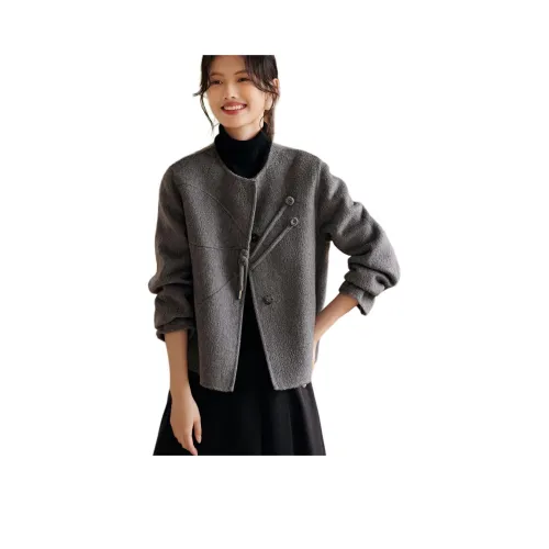 XWI Velvet Feel Куртка Женская Средний Фотиния Серый