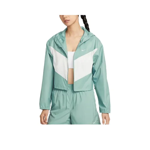 NIKE Sportswear Металлический серый/Парусный белый/Парусный белый Женские Куртки