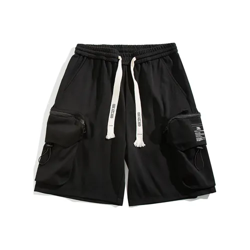 Songlan Черный [Ледяной шелк тонкий] Унисекс Повседневные шорты