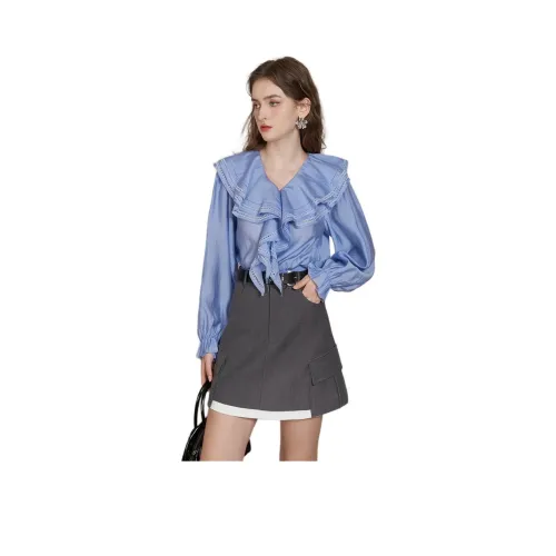 JORYAweekend Рубашка Женская Синяя