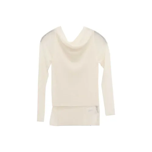 SWAYING KNIT Белый Женские Свитеры