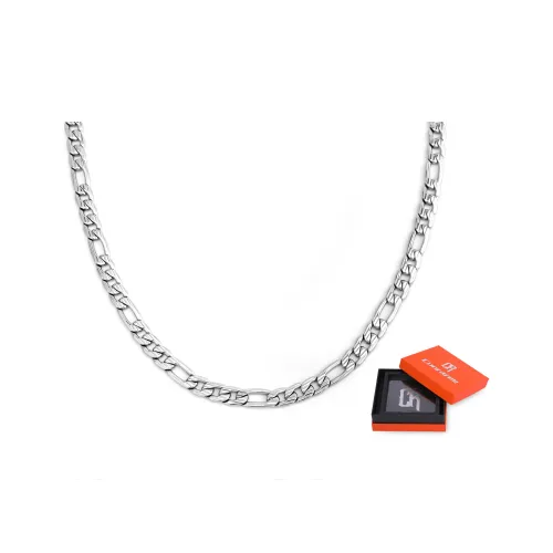 Cooraree Титановая сталь Ожерелье Серебряное Унисекс