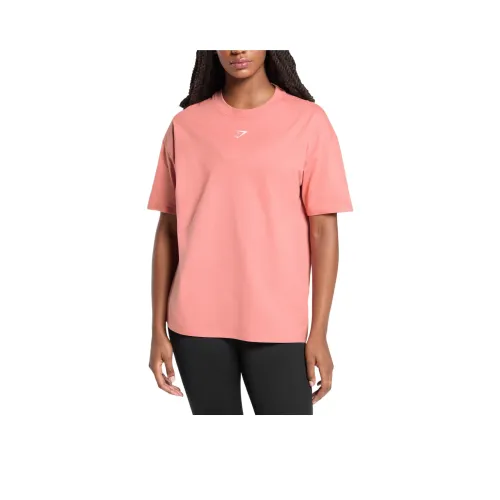 GYMSHARK Розовые Женские Футболки