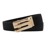 Золотистая пряжка - черный