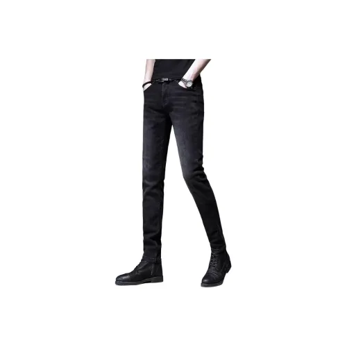 GONGFUSHE Черные Унисекс Джинсы