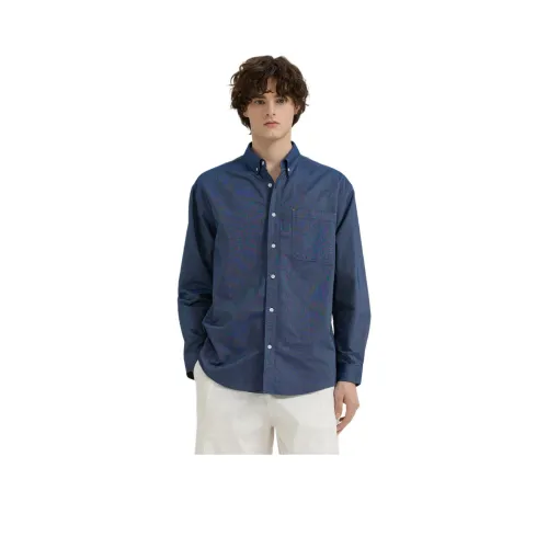 WILD LEADER Темно-синий [CW51585A1] Мужская рубашка