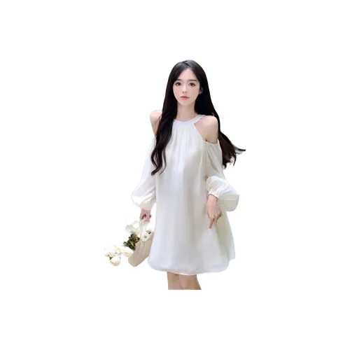 MORii Длинное платье с длинными рукавами женское