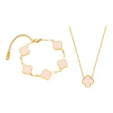 Счастливый Клевер Четырехлистный Коллекция (Розовый)