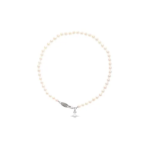 Вивьен Вествуд SIMONETTA PEARL Brass Necklaces Женские