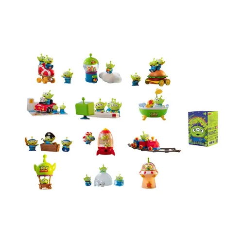 POP MART Disney Pixar Alien Days Collection Disney Pixar Alien Слепые коробки Полный набор 12 шт
