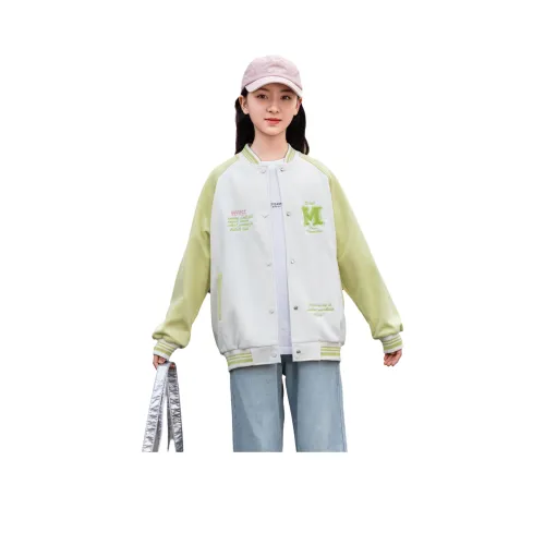 Because No Бейсбольная куртка зеленого цвета для подростков