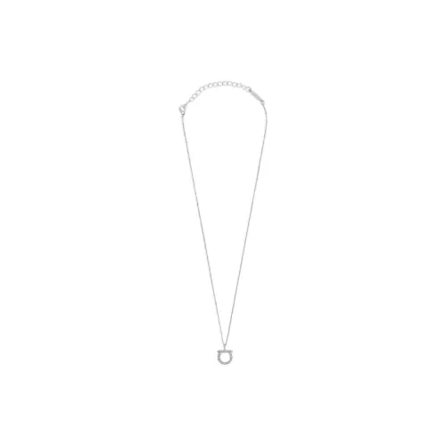 FERRAGAMO Кристальные ожерелья Женское серебро