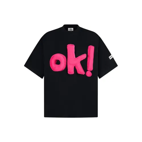 TESTUNG Черные Унисекс Футболки