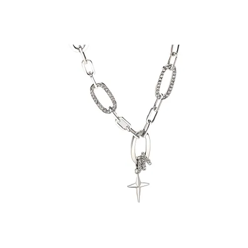 West Island Титановая сталь Ожерелье Серебряное Женское