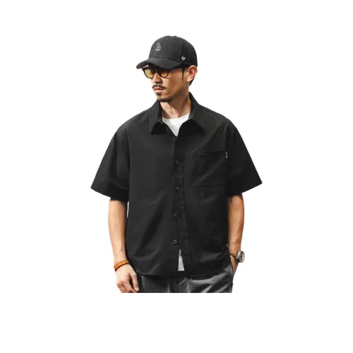 JIELEINUO Черная унисекс рубашка