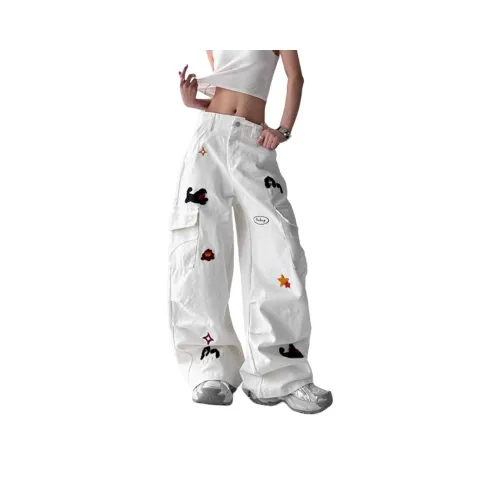 BQERTY Белые Женские Джинсы