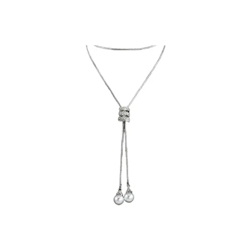 KING OF BLING Сплав Циркон Искусственная жемчужина Ожерелья Унисекс