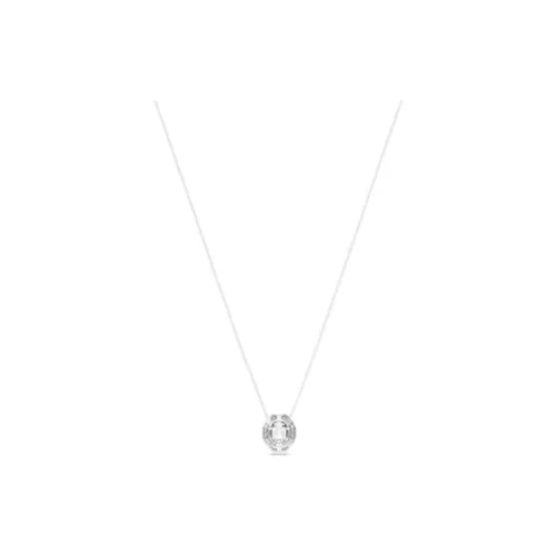 Swarovski Mesmera Кристальный Родиевое Покрытие Циркониевые Ожерелья Женское Серебро