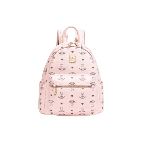 Disney Winnie The Pooh ПВХ Рюкзак Женские Розовый