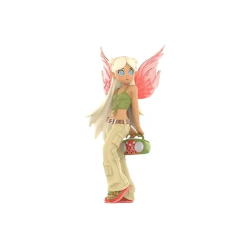 POP MART Персик Riot Rebel Персик Punk Fairy Коллекция Фигурка Слепые коробки Один Mystery Коробка Целая коробка 12 шт