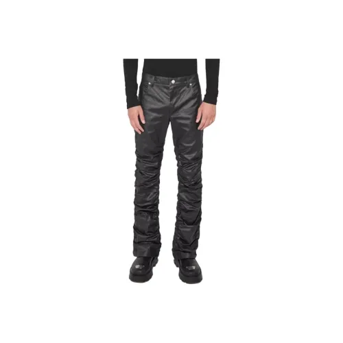 Misbhv Кожаные брюки Мужские Черные