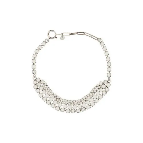 ISABEL MARANT Стекло Brass Necklaces Женские Серебро