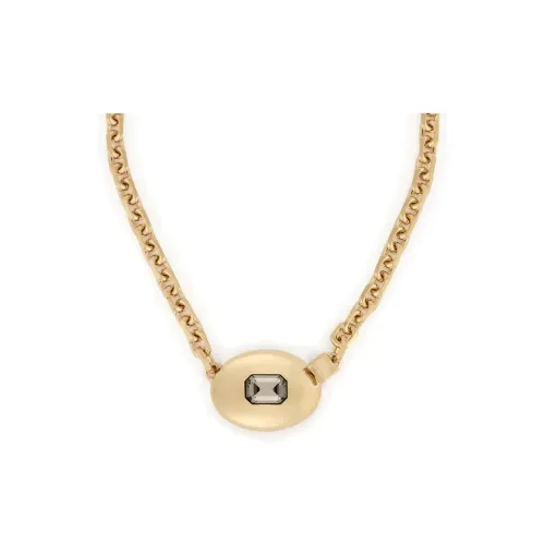 GIORGIO ARMANI Латунь Олово Сплав Кристалл Swarovski Ожерелья Женские Золото