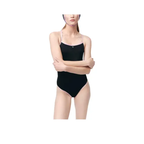 CHANEL Ван-Пис Купальник Женский Черный