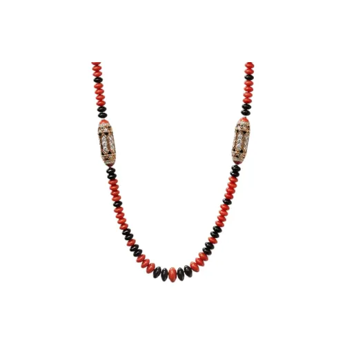 Cartier GÉOMETRIE CONTRASTES 18К Розовое золото Ожерелье Унисекс Красный