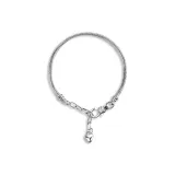 Минималистичный браслет с символом змеи