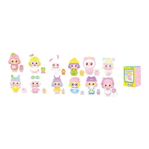 POP MART Коллаборация МиниCo Imaginaria World Collection Слепые коробки Один Mystery Коробка Целая коробка 12 шт
