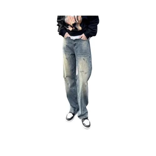 UPWARD LAB Blue Unisex Jeans