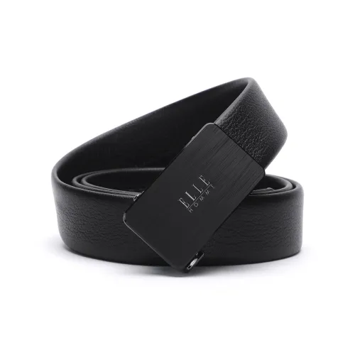 ELLE HOMME Ремни из коровьей кожи Мужской Черный 3,55 см