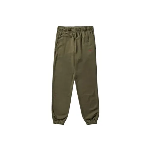 nike Зеленые Мужские Вязаные Тренировочные Штаны