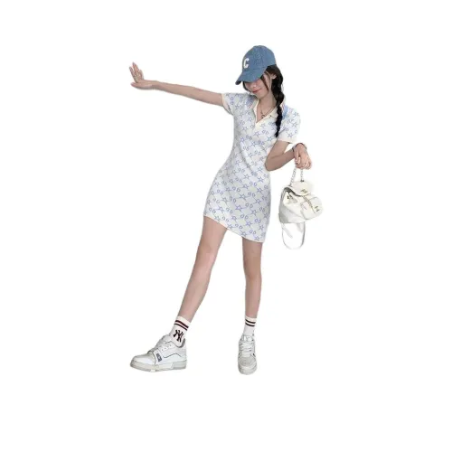 Aghr Короткий рукав Платье Женское