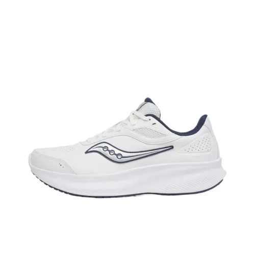 Saucony Integrity Износостойкие Низкие Беговые кроссовки Мужские Белые