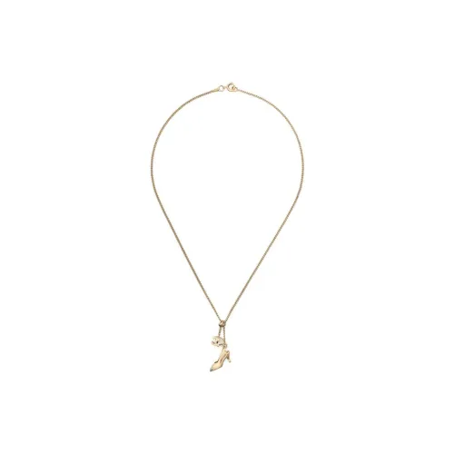 CHANEL Металлические ожерелья Женские Золото