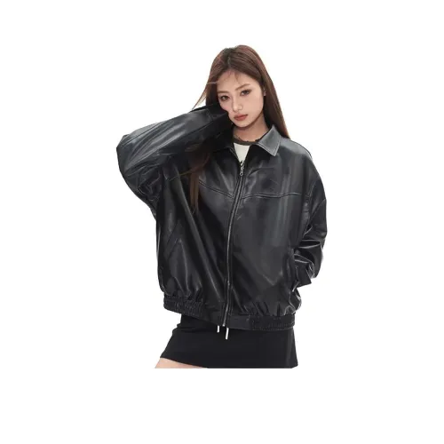 Beautiful Wardrobe Кожа Куртка Женская Черная