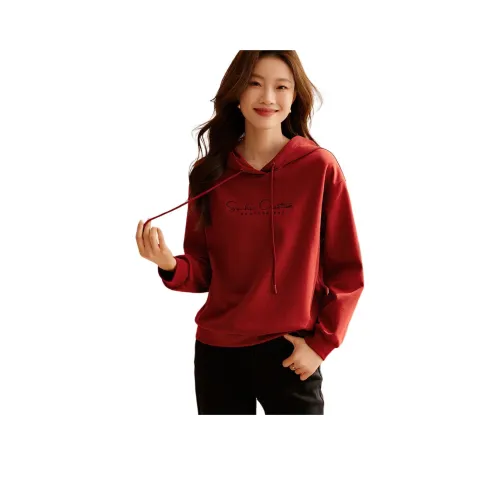 Mo Han Yi Mei Толстовка Женская Ambient Red