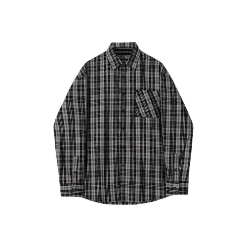 CUCHOHOMME Черная клетка Мужская рубашка