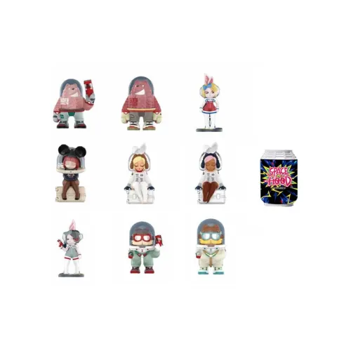 POP MART Коллаборация Edition COOLABO Вселенная Friends Коллекция Слепые коробки Один Blind Коробка Целая коробка 9 шт