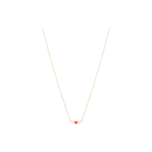 Qeelin Бриллиантовые ожерелья Унисекс Розовое золото